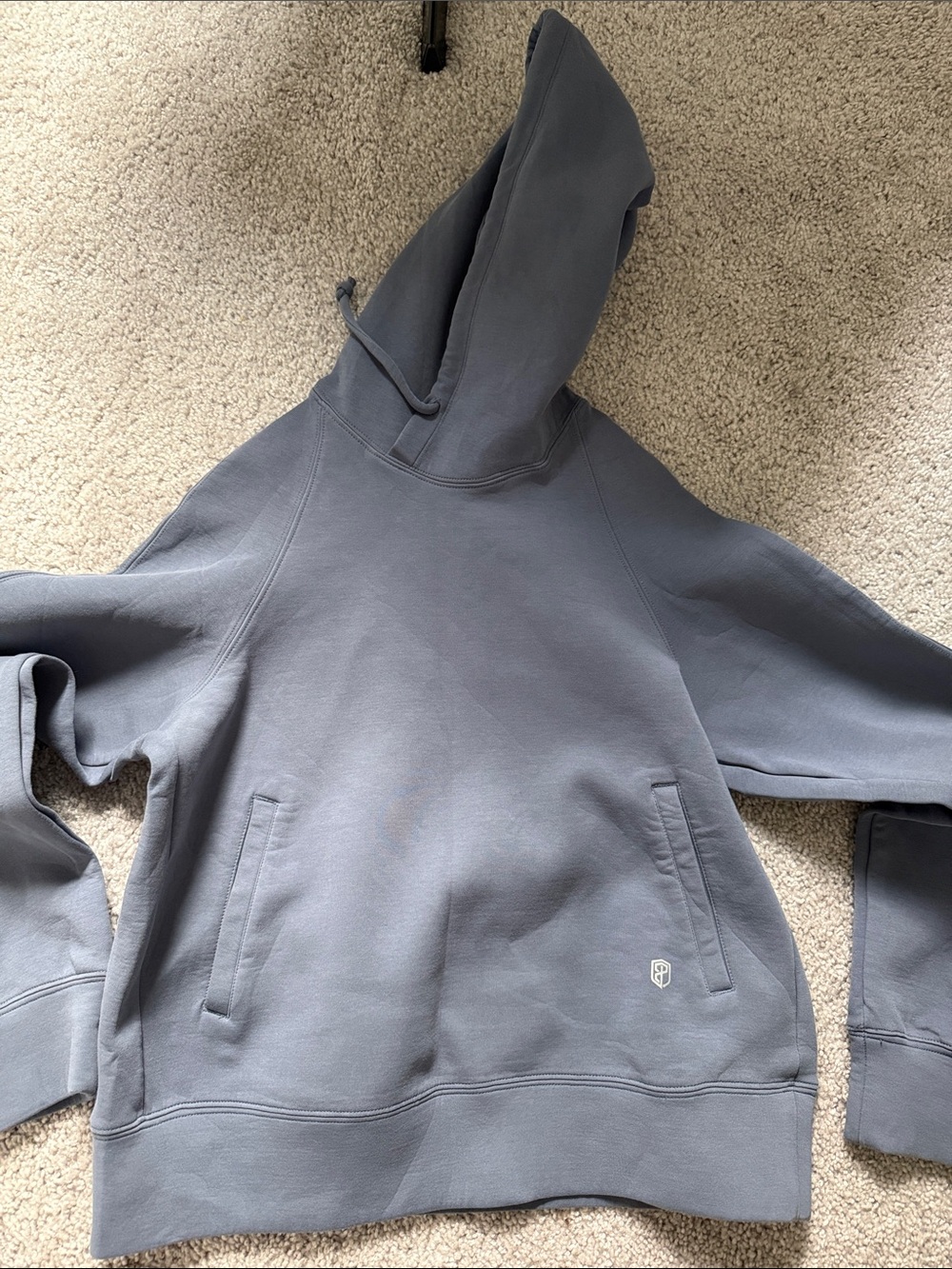 Born Primitive Women’s dusty blue stretchy Pullover Hoodie